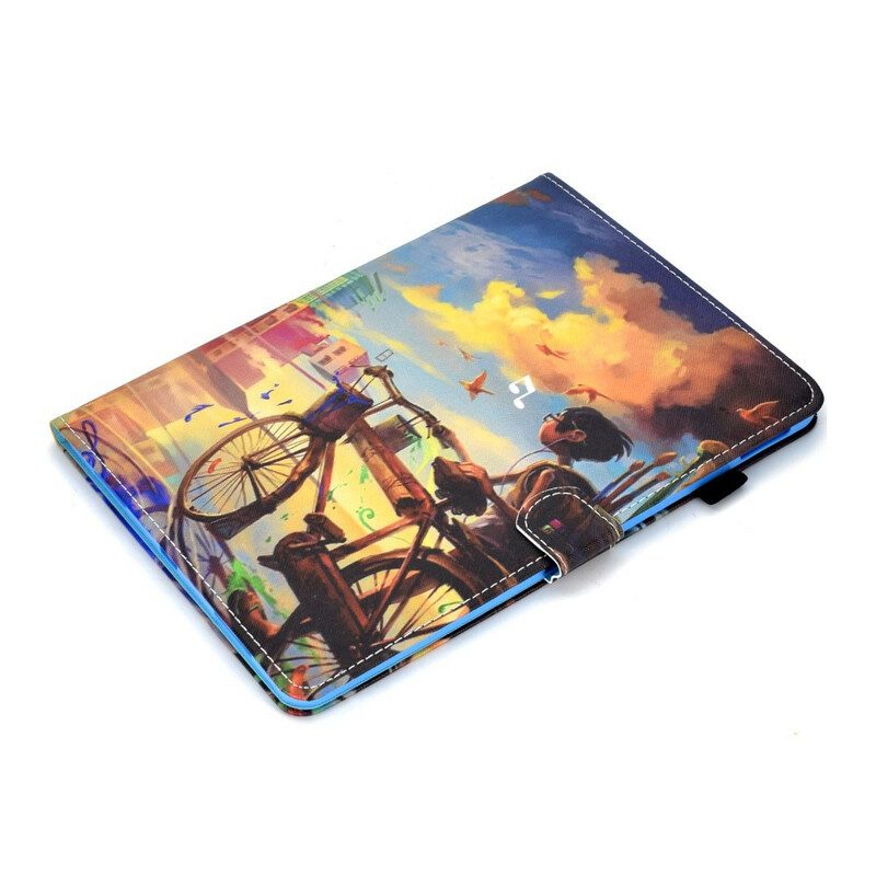 Custodia in pelle iPad Pro 11" (2021) Bicicletta Arte