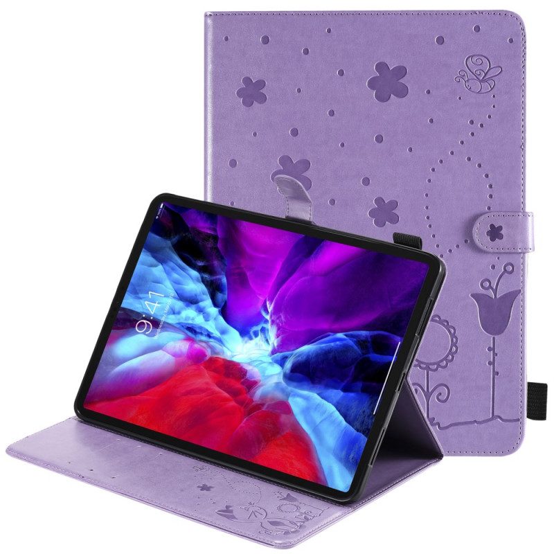 Custodia in pelle iPad Pro 11" (2021) Gatto E Api