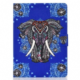 Custodia in pelle iPad Pro 11" (2021) Mandala Elefante