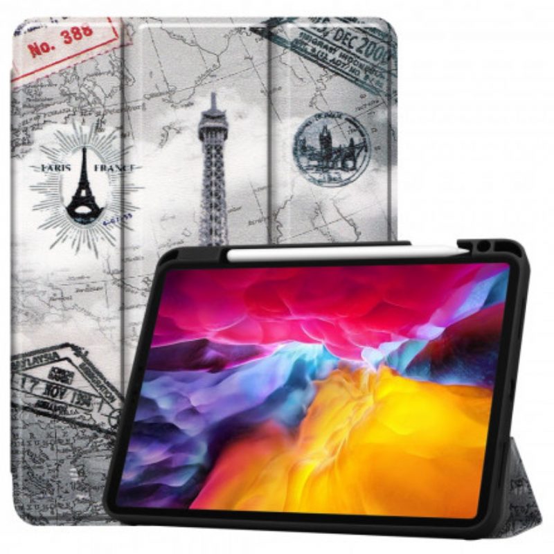 Custodia iPad Pro 11" (2021) Porta Stilo Torre Eiffel