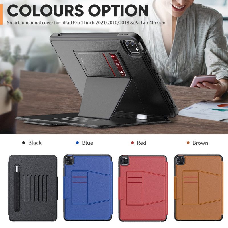 Folio Cover iPad Pro 11" (2021) Porta Carte Multi-angolo