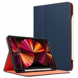 Folio Cover iPad Pro 11" (2021) Vera Pelle Di Litchi