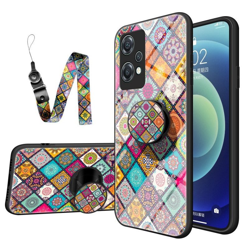 Cover OnePlus Nord CE 2 Lite 5G Supporto Magnetico Patchwork