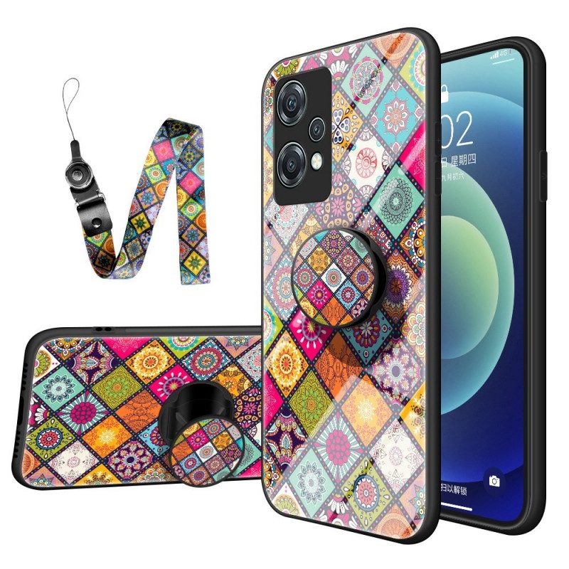 Cover OnePlus Nord CE 2 Lite 5G Supporto Magnetico Patchwork