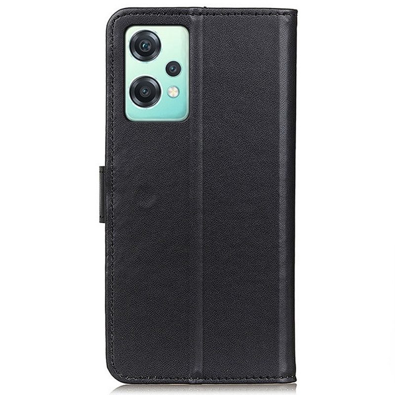 Custodia in pelle OnePlus Nord CE 2 Lite 5G Ecopelle Tinta Unita