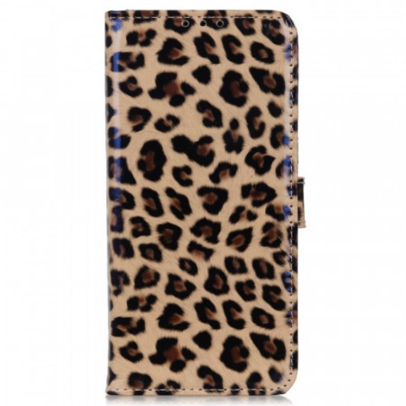 Custodia in pelle OnePlus Nord CE 2 Lite 5G Effetto Pelle Di Leopardo