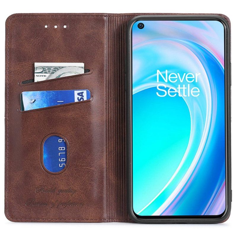 Folio Cover OnePlus Nord CE 2 Lite 5G Custodia in pelle Cuciture