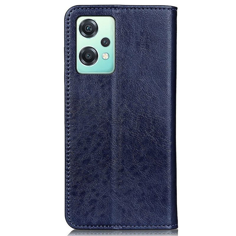 Folio Cover OnePlus Nord CE 2 Lite 5G Custodia in pelle Stile In Pelle Martellata