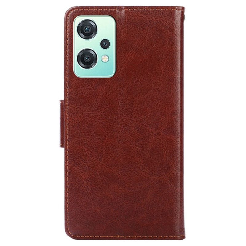 Folio Cover OnePlus Nord CE 2 Lite 5G Ecopelle Vintage