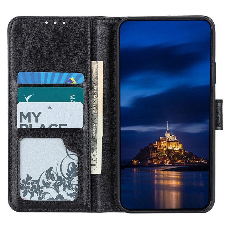 Folio Cover OnePlus Nord CE 2 Lite 5G Effetto Pelle Martellata