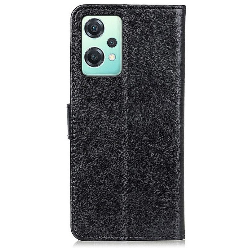 Folio Cover OnePlus Nord CE 2 Lite 5G Effetto Pelle Martellata