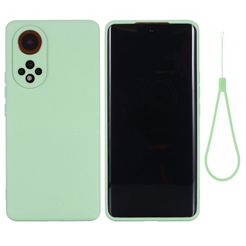 Cover Honor 50 Silicone Liquido Con Cordino