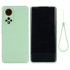 Cover Honor 50 Silicone Liquido Con Cordino