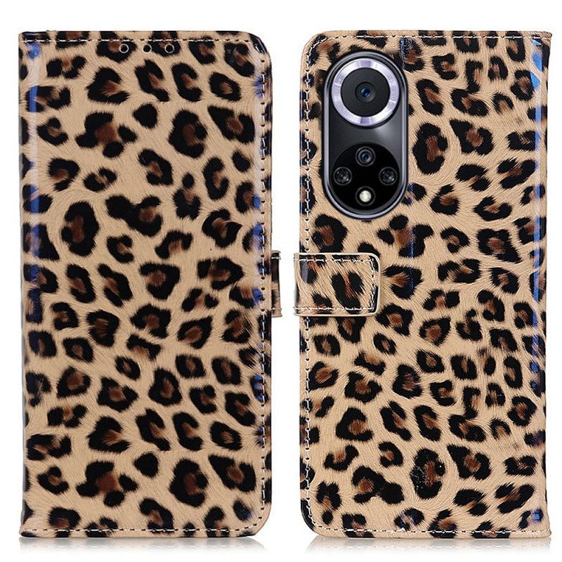 Custodia A Portafoglio Honor 50 Leopardo Semplice