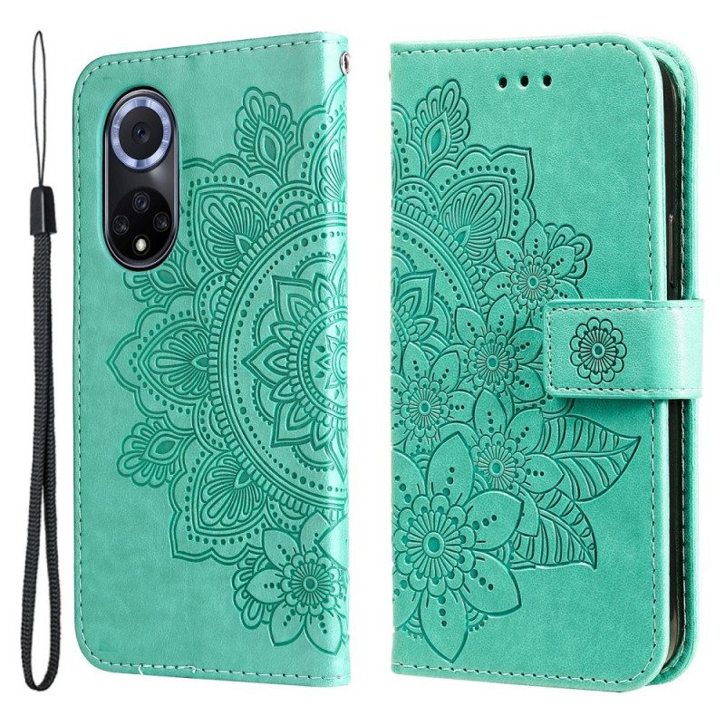 Custodia in pelle Honor 50 Mandala