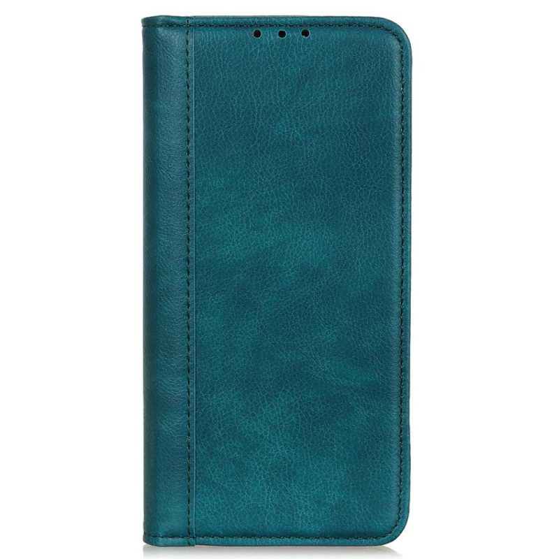 Folio Cover Honor 50 Custodia in pelle Eleganza Split Litchi Leather