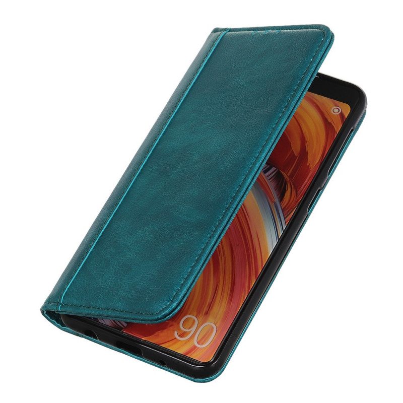 Folio Cover Honor 50 Custodia in pelle Eleganza Split Litchi Leather