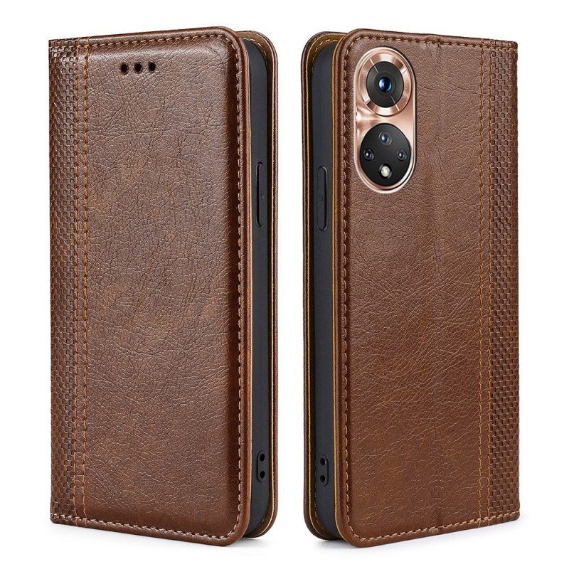 Folio Cover Honor 50 Custodia in pelle Stile Vintage In Pelle