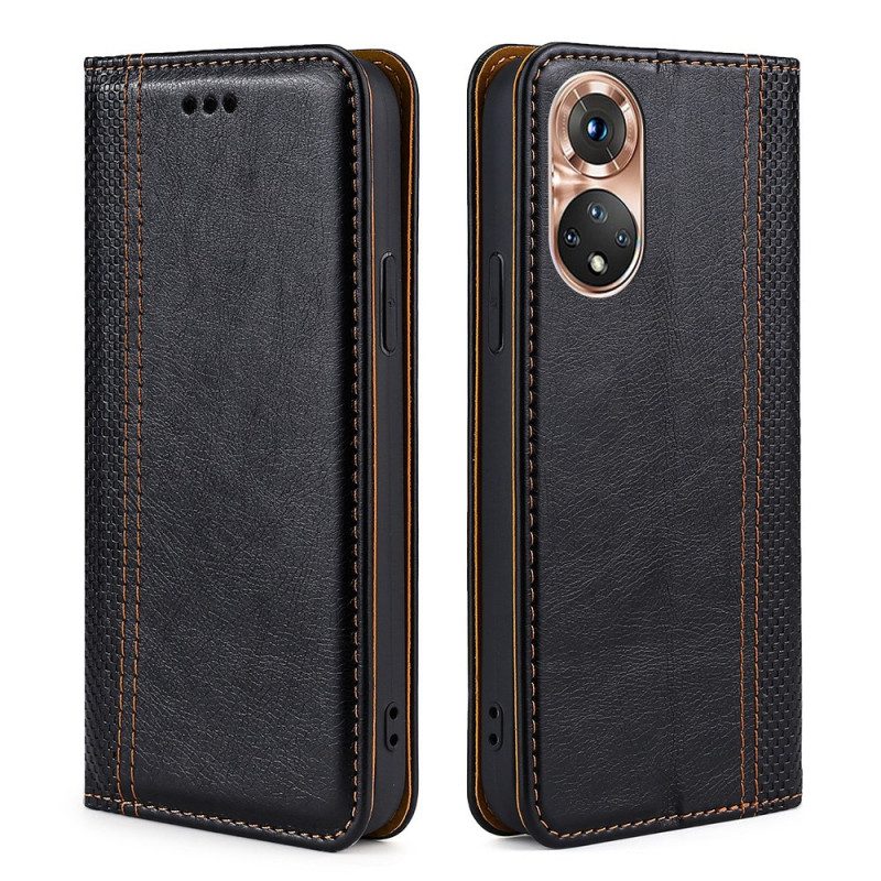 Folio Cover Honor 50 Custodia in pelle Stile Vintage In Pelle