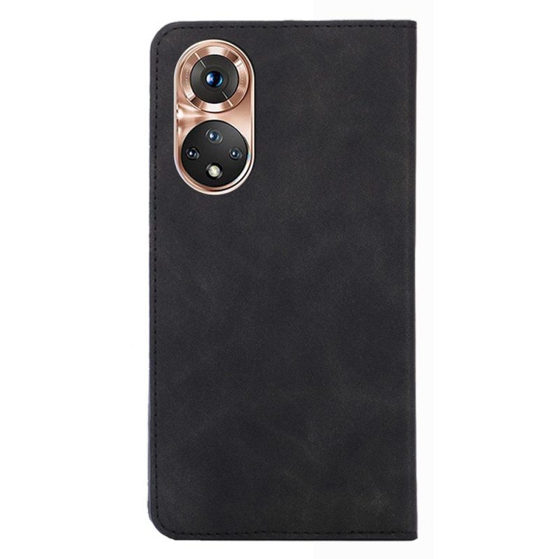 Folio Cover Honor 50 Custodia in pelle Tocco Di Pelle