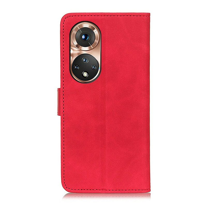 Folio Cover Honor 50 Khazneh Effetto Pelle Vintage