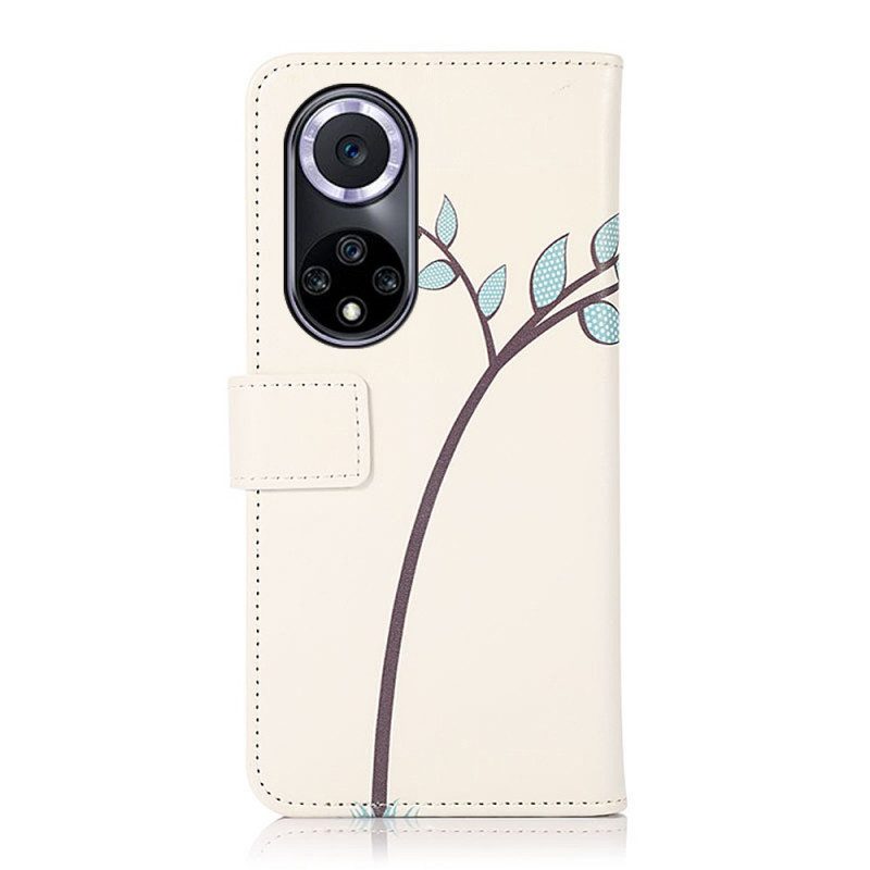 Folio Cover Honor 50 Paio Di Gufi Sull'albero