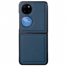 Cover Huawei P50 Pocket Design In Vera Pelle