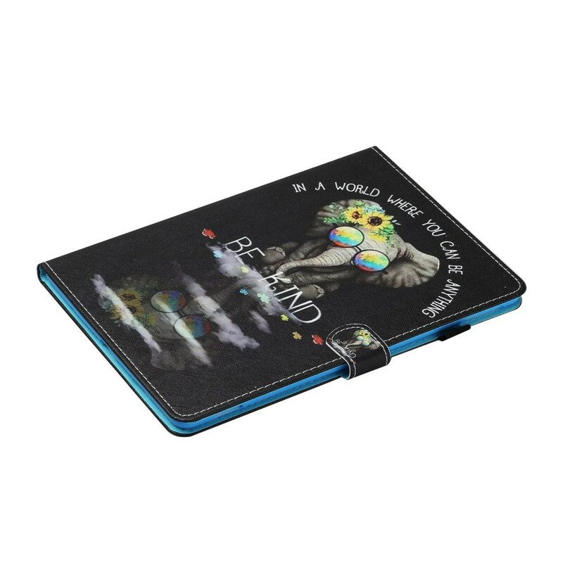 Custodia A Portafoglio Samsung Galaxy Tab S6 Lite Elefante Sii Gentile