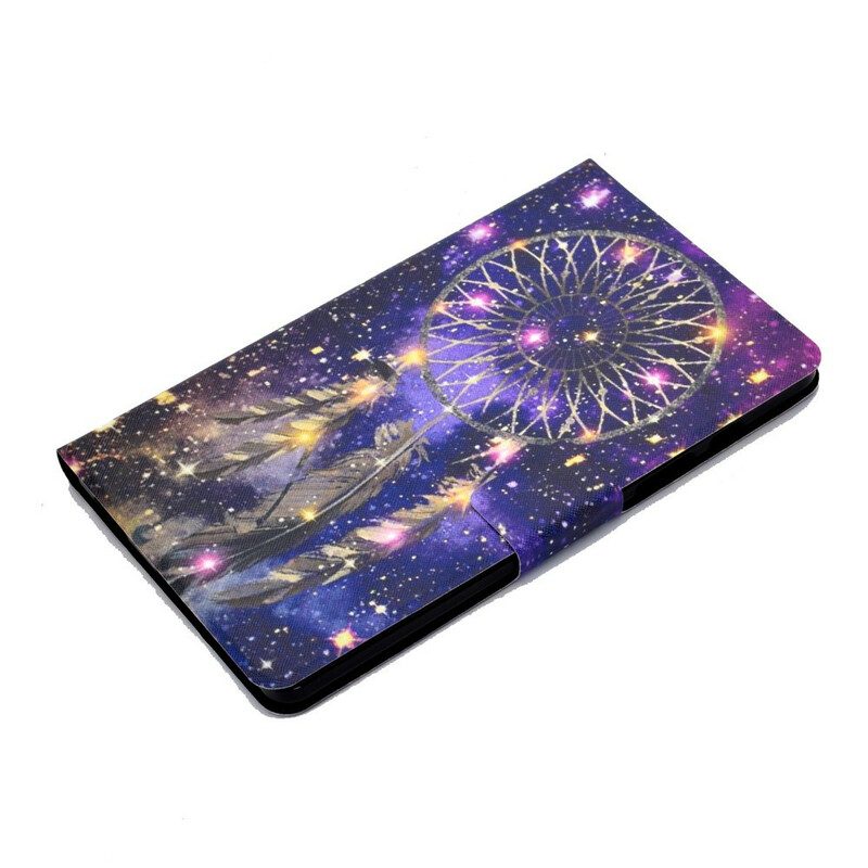 Custodia in pelle Samsung Galaxy Tab S6 Lite Acchiappasogni Notturni