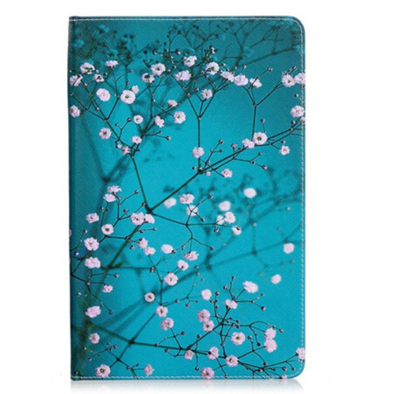 Custodia in pelle Samsung Galaxy Tab S6 Lite Albero In Fiore