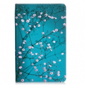 Custodia in pelle Samsung Galaxy Tab S6 Lite Albero In Fiore