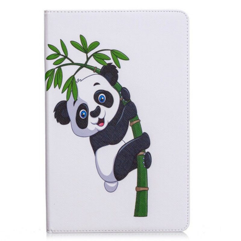 Custodia in pelle Samsung Galaxy Tab S6 Lite Bambù Panda