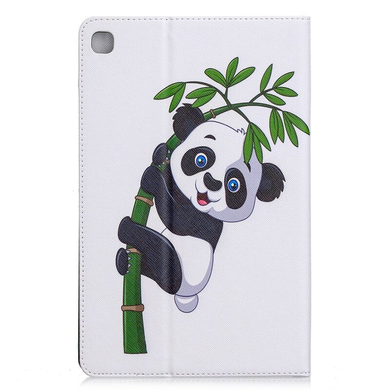 Custodia in pelle Samsung Galaxy Tab S6 Lite Bambù Panda