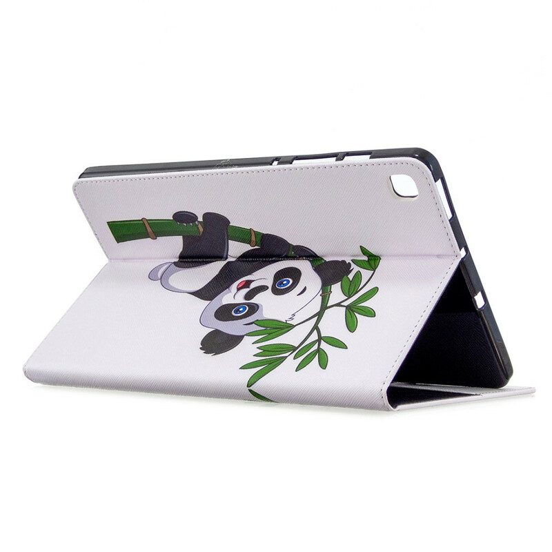 Custodia in pelle Samsung Galaxy Tab S6 Lite Bambù Panda