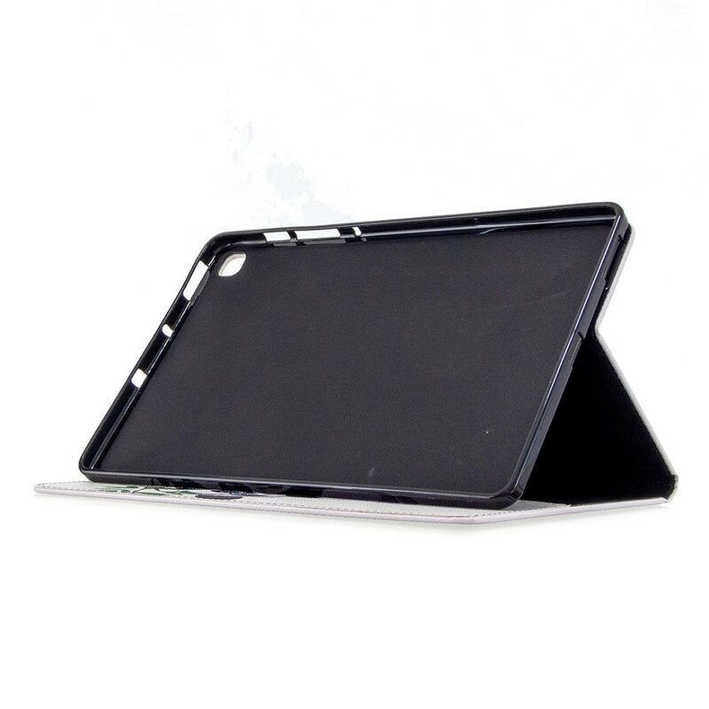 Custodia in pelle Samsung Galaxy Tab S6 Lite Bambù Panda