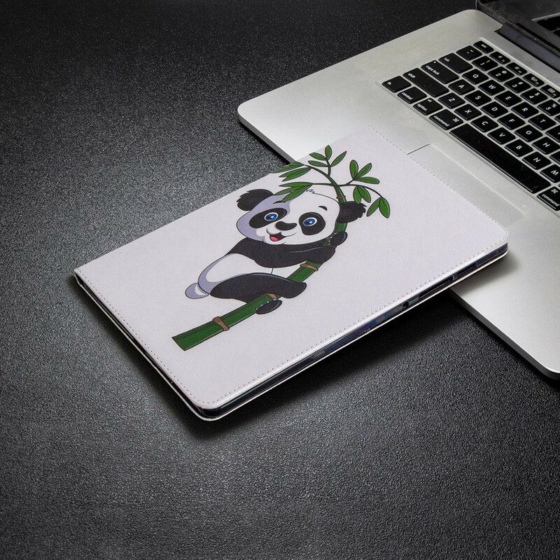 Custodia in pelle Samsung Galaxy Tab S6 Lite Bambù Panda