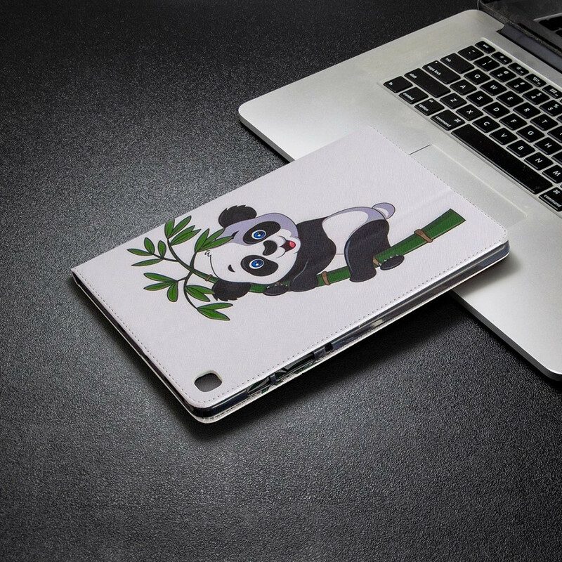 Custodia in pelle Samsung Galaxy Tab S6 Lite Bambù Panda