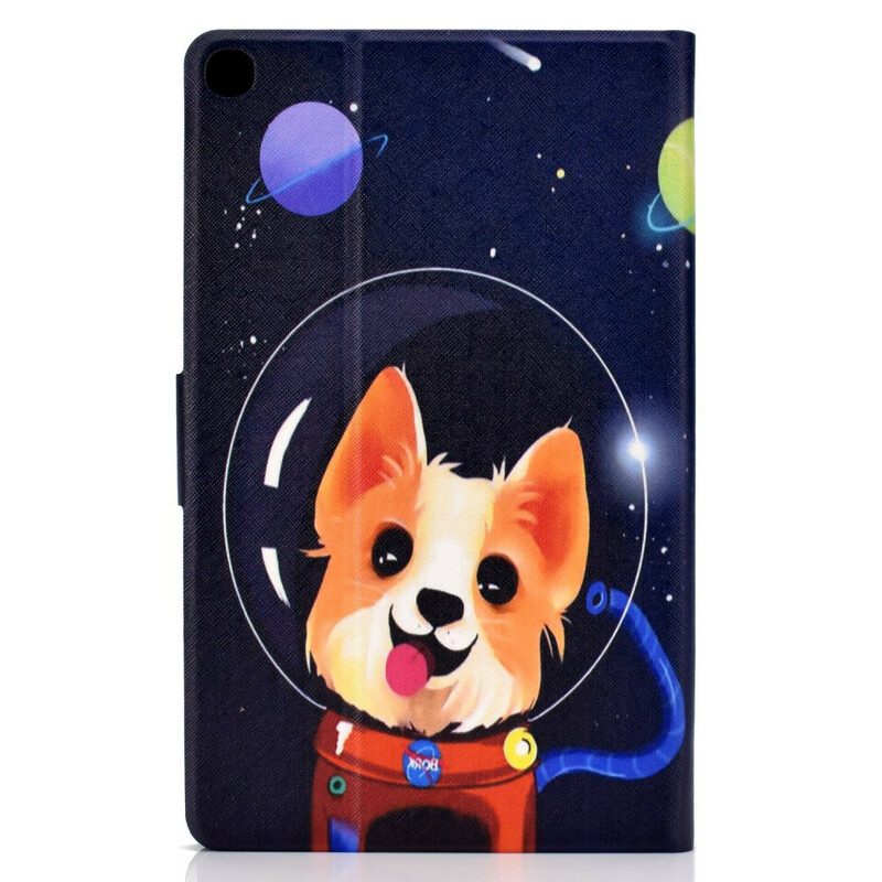 Custodia in pelle Samsung Galaxy Tab S6 Lite Cane Spaziale