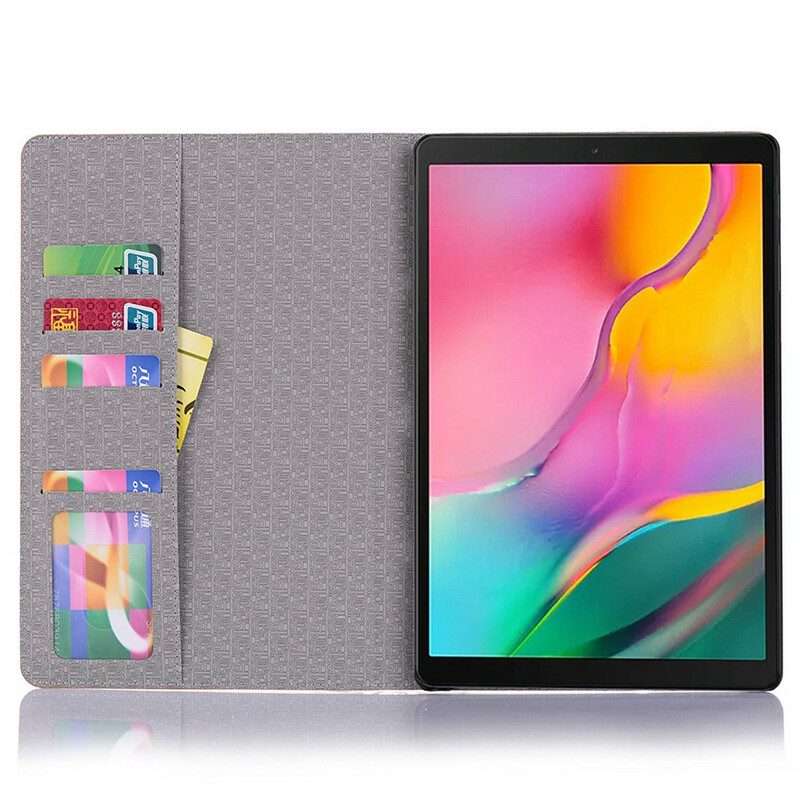 Custodia in pelle Samsung Galaxy Tab S6 Lite Carta D'epoca