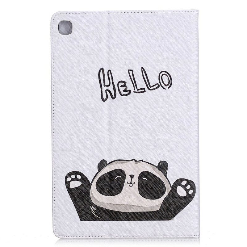 Custodia in pelle Samsung Galaxy Tab S6 Lite Ciao Panda