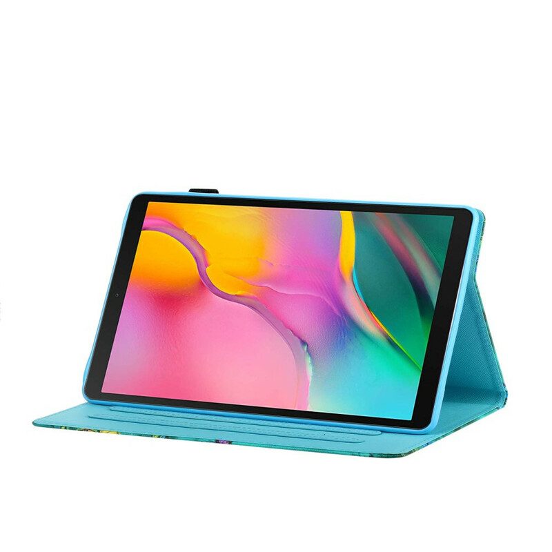 Custodia in pelle Samsung Galaxy Tab S6 Lite Cucciolo Di Tigre