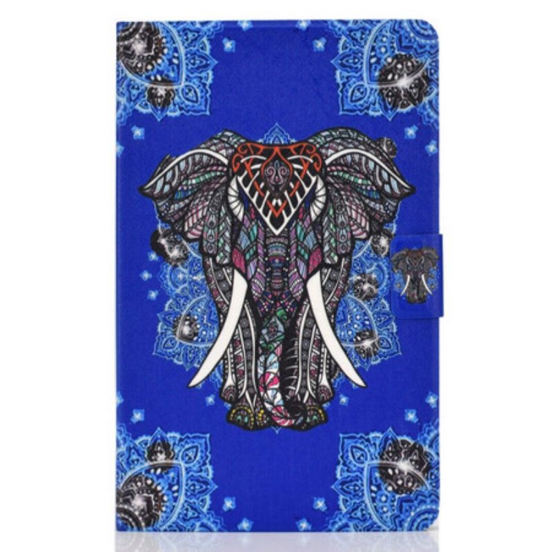 Custodia in pelle Samsung Galaxy Tab S6 Lite Elefante Indiano