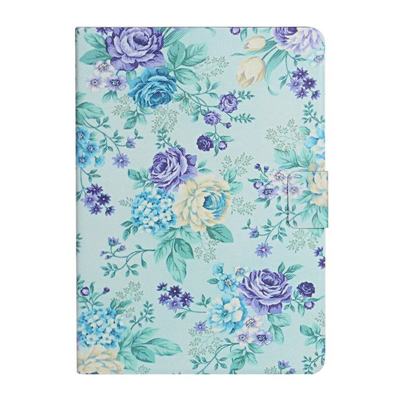 Custodia in pelle Samsung Galaxy Tab S6 Lite Fiori Fiori Fiori