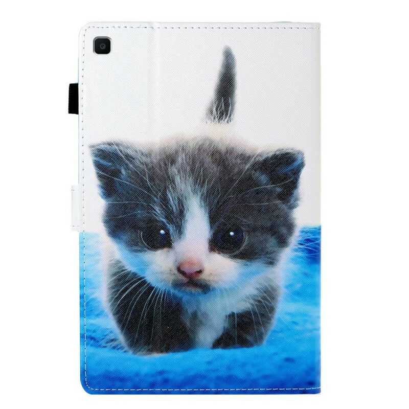 Custodia in pelle Samsung Galaxy Tab S6 Lite Gattino