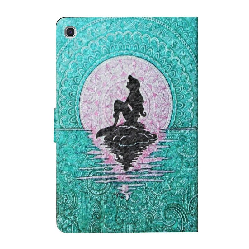 Custodia in pelle Samsung Galaxy Tab S6 Lite Mandala Sirena