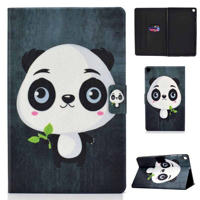 Custodia in pelle Samsung Galaxy Tab S6 Lite Piccolo Panda