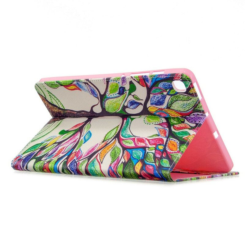 Custodia in pelle Samsung Galaxy Tab S6 Lite Pittura Ad Albero