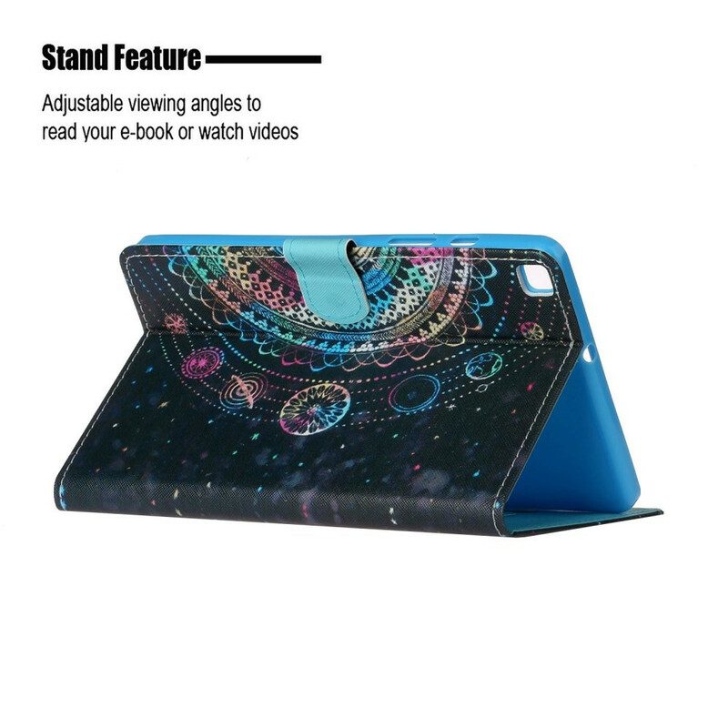 Custodia in pelle Samsung Galaxy Tab S6 Lite Serie Mandala