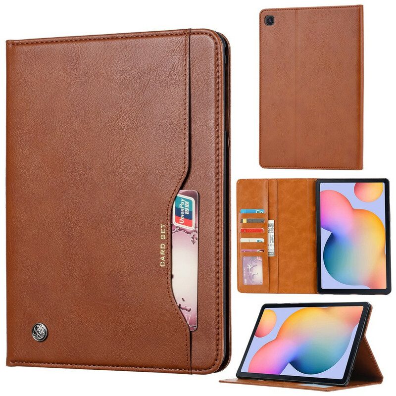 Custodia in pelle Samsung Galaxy Tab S6 Lite Set Di Carte