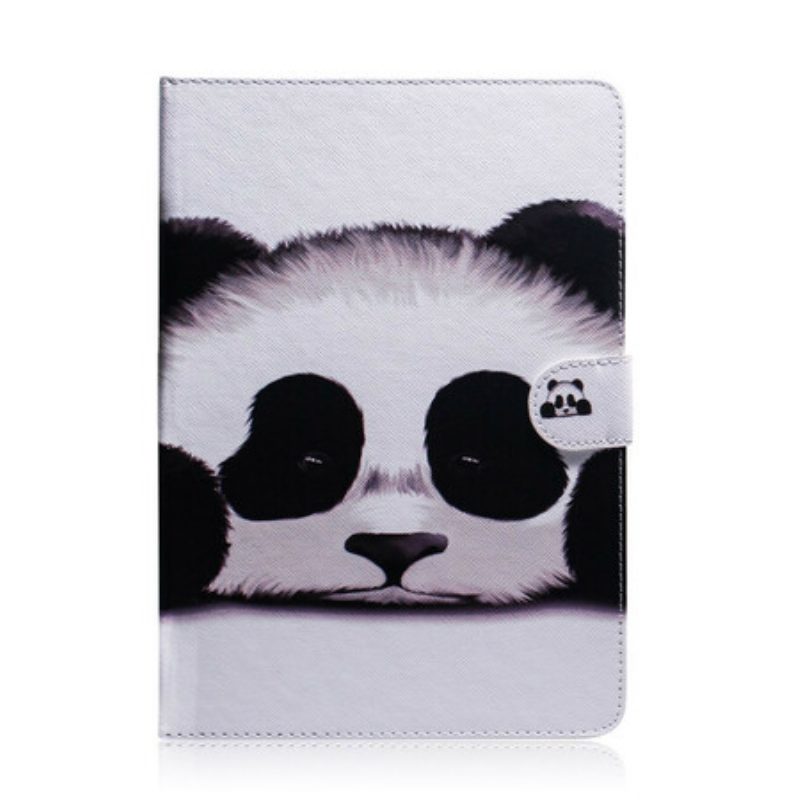 Custodia in pelle Samsung Galaxy Tab S6 Lite Testa Di Panda